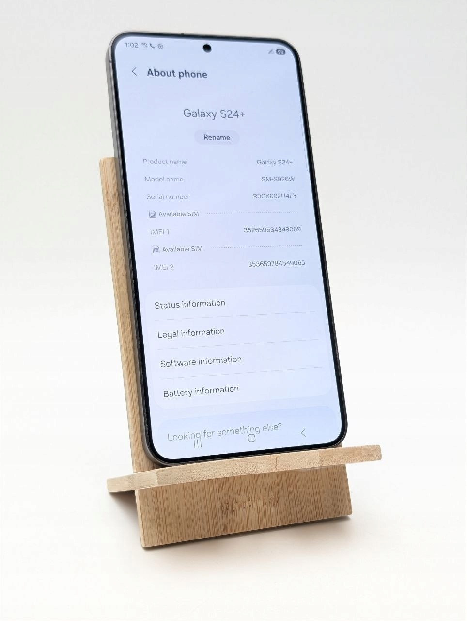 Samsung Galaxy S24 Plus 256GB czarny (Używany)