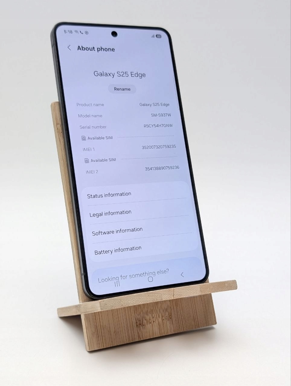 Samsung Galaxy S25 Edge 256GB Tytanowy Czarny (Używany)