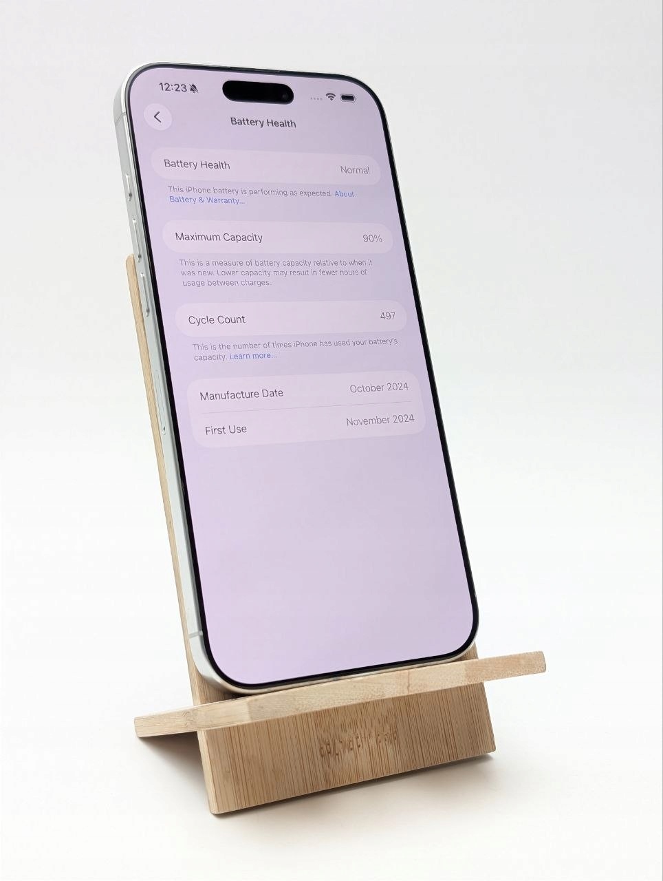 Apple iPhone 16 Pro Max 256 GB Tytan biały (Powystawowy)