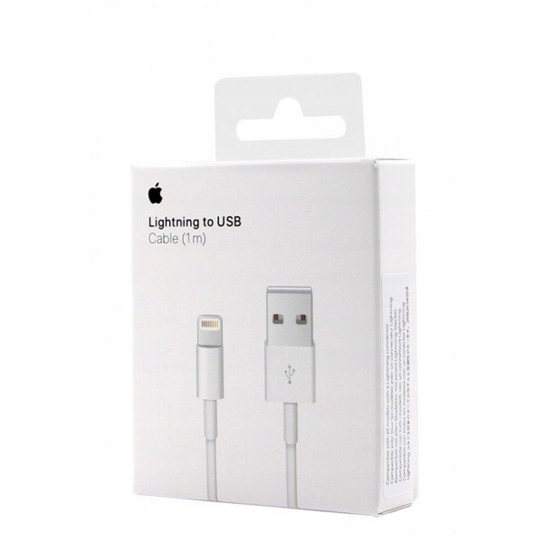 thumb Kabel Apple USB - Apple Lightning 1 m biały OUTLET (Powystawowy)