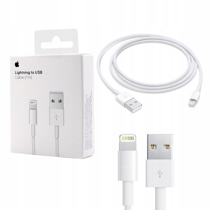 thumb Kabel Apple USB - Apple Lightning 1 m biały OUTLET (Powystawowy)